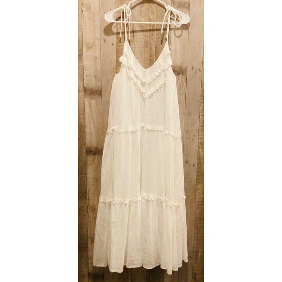 Zara Dresses & Skirts - Zara Summer Dress White Size Large NWT